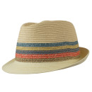 Quattropoly Unisex Sommer Trilby Beige/Rot L/58-59