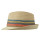 Quattropoly Unisex Sommer Trilby Beige/Rot L/58-59