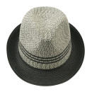 Three Middle Lines Sommer Trilby Schwarz L/58-59