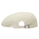 HatBee Side Clip Cotton Flatcap Beige S-M/57-58