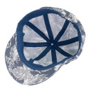 HatBee Floral Cottonmix Ballonmütze Blau L/57-58