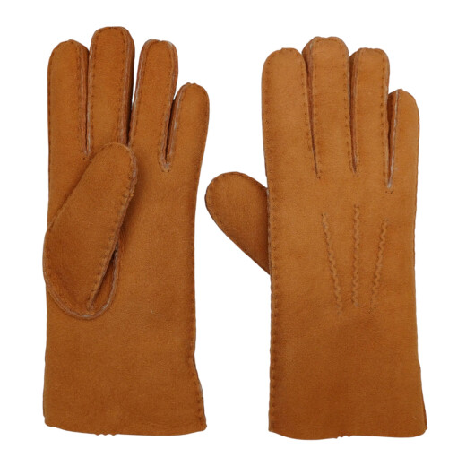 HatBee Schafsleder Fingerhandschuhe Schafsleder Lammpelz