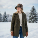 Mayser Tweed Hut Ella mit Lederblume