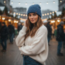 Mayser Cable Knit Umschlagmütze Joyce