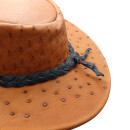 Austrich Pocked  Australier Straussenleder