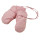 Baby Fausthandschuhe ohne Daumen rosa 0,5