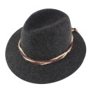 Faustmann Trachtenhut Wollfilz anthrazit 61