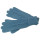 Öko-Tex Damen Strickhandschuhe Zopfmuster blau